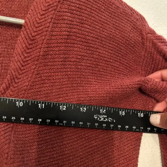 Old Navy Girls Cardigan Sweater Fringe Knit Rust S (6-7) Kid Apparel - Picture 4 of 5